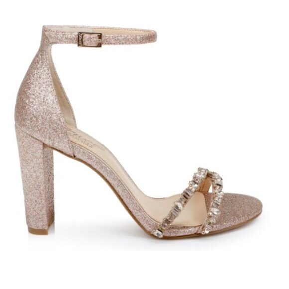 Jewel Badgley Mischka Jewel Embellished Sandals Size 9.5 New in Box - Picture 3 of 8